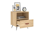 Artanzy 2-piece oak bedside tables, 40x35x47.5 cm, 23320NSLE