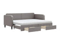 Delimoa daybed with pull-out bed and drawers, 80x200 cm, fabric, 81775CQBZ