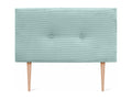 Delimoa Plain Corduroy Headboard with Buttons 95x115 with Bed Legs 80/90 - Green Delimoa 71021IXOI