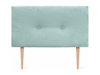 Delimoa Plain Corduroy Headboard with Buttons 95x115 with Bed Legs 80/90 - Green Delimoa 71021IXOI