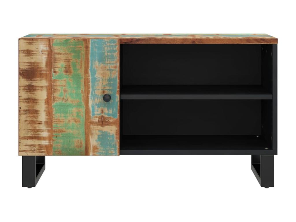 TV stand 80x33x46 cm reclaimed and engineered wood 61354PVIW