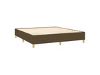 Delimoa bed base with mattress, dark brown, 180x200 cm, 10623VXJX