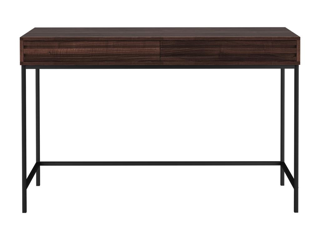 Delimoa - Desk with 2 drawers in walnut effect 31360FPTE