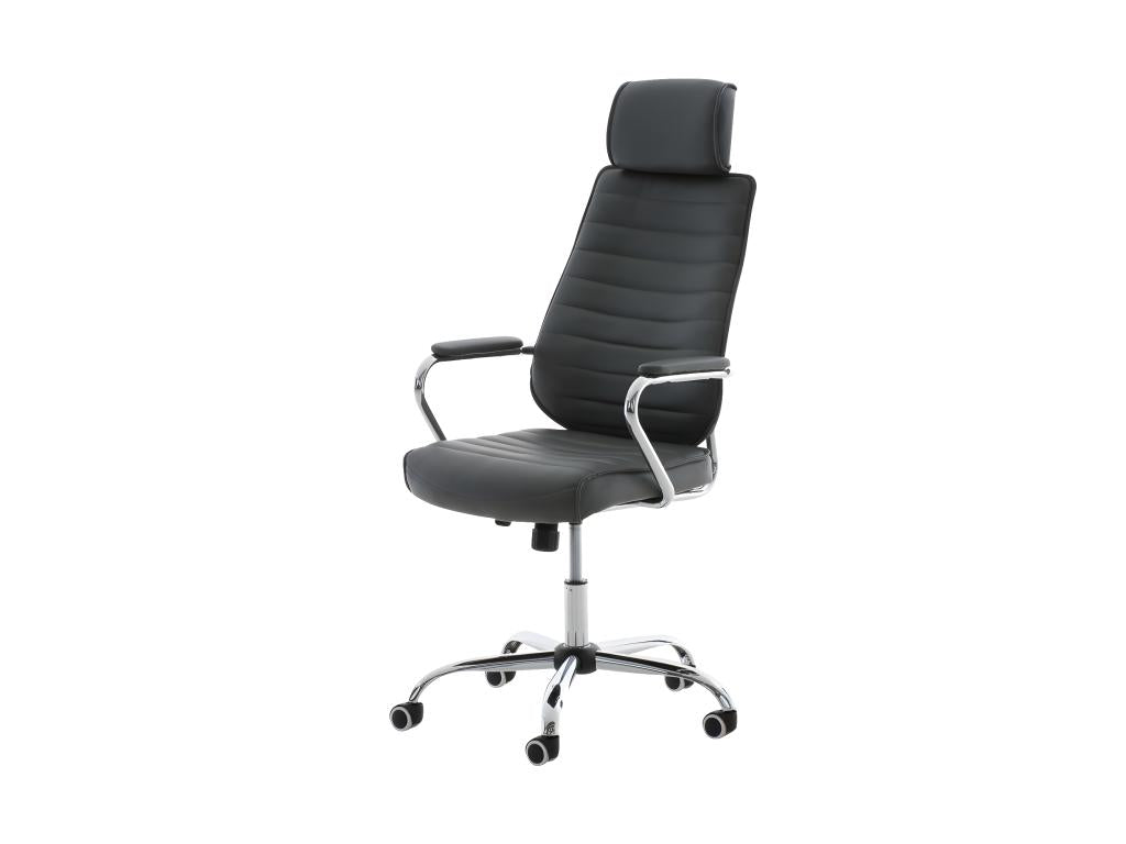 Grey office chair 59x57x128 cm bur10006 59174DSOR