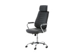 Grey office chair 59x57x128 cm bur10006 59174DSOR