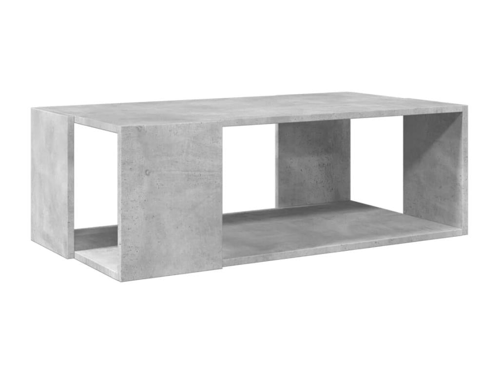 Concrete grey coffee table 89.5x48x30 cm engineered wood 59826YSCP
