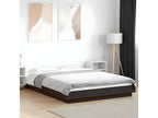 Black bed frame without mattress, 140x200 cm, 06830MKIU