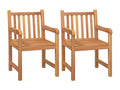 4-Piece Garden Dining Set Solid Teak Wood 93081HLXK