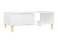 Coffee table, glossy white, 90x60x35 cm, chipboard, 24481OCGK
