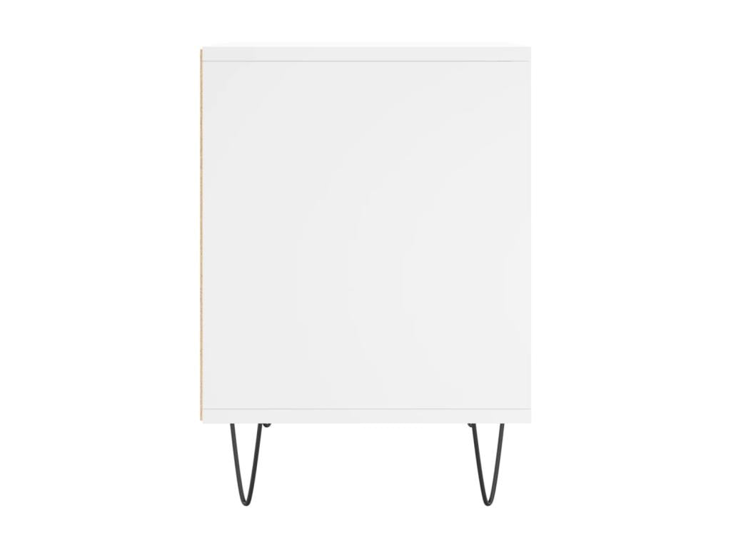 Bedside tables, 2 pcs, white, 40x35x50 cm, engineered wood, 69693BKZQ