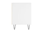 Bedside tables, 2 pcs, white, 40x35x50 cm, engineered wood, 69693BKZQ
