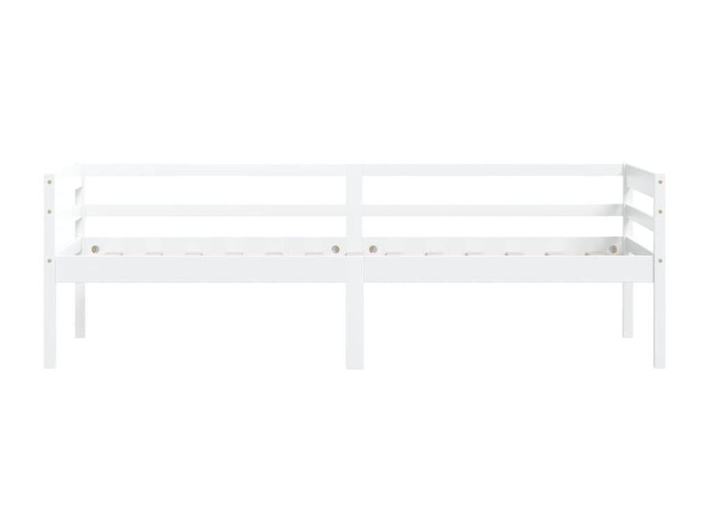 White Daybed Solid Pine Wood 90x200 53468PLOU