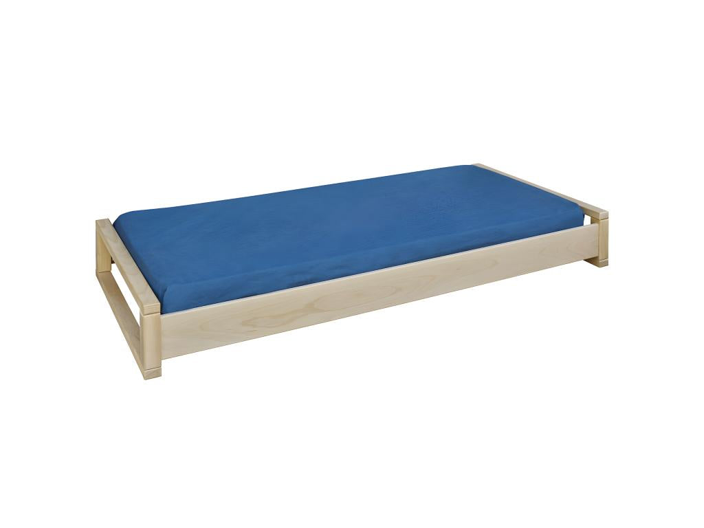 Stackable bed 90x200cm solid wood Artanzy 95184XWKX