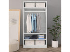 White Wardrobe 100x50x200 18411UDHZ