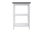 White wooden shelf 40x30x60h 12083MMNW