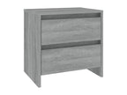 Delimoa 2-piece bedside tables, grey, 45x34.5x44.5 cm, chipboard, 22988AFCV