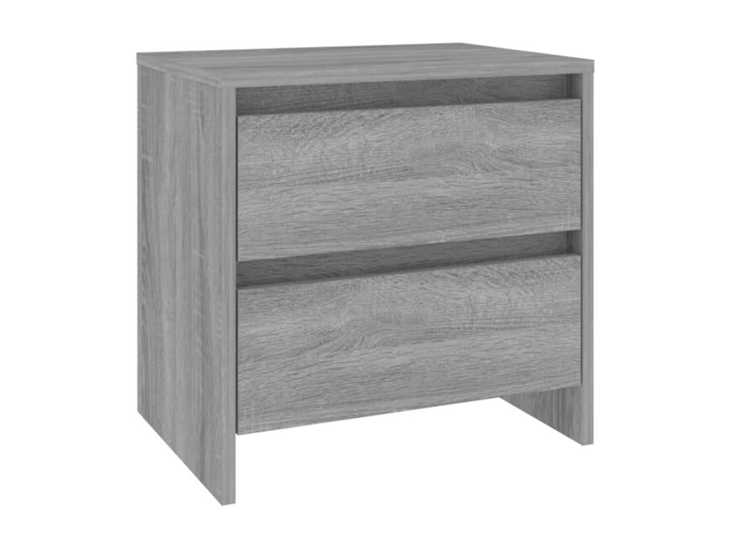 Delimoa 2-piece bedside tables, grey, 45x34.5x44.5 cm, chipboard, 22988AFCV