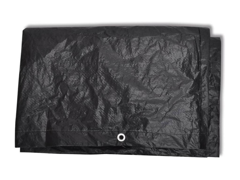 2-piece garden furniture covers with 8 eyelets, 180x70x90 cm, 71655PWSE