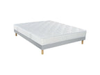 Delimoa SPRING 600 CLASSIC FIRM Bed Set: Traditional Graphic 13cm Slatted Base, 180x210cm Legs, Springs 17871MWRE