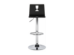 Set of 2 Delimoa Black Bar Stools 27038LWUG