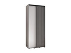 Artanzy 1 Sliding Door Wardrobe 235.2/110/45 2 Doors White/White 10958WQNA