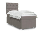 Delimoa bed base with Delimoa mattress 90x190 cm Fabric 69411KKSI
