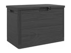 Anthracite outdoor cushion box 77.5x44.5x53 cm PP 73870EZPF