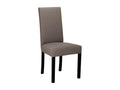 Delimoa 160 Chair, Black - Light Brown, 97x45x41cm, Upholstered, Wooden, 53341QJSM
