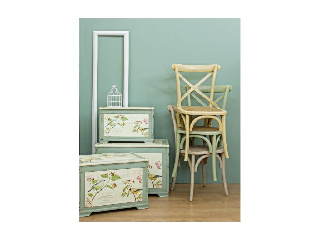 Set of 2 rattan bistro chairs - Artanzy 80027ZQFQ