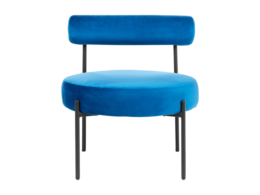 Delimoa Armchair, Navy Blue Velvet 99213JQZY