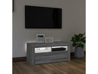 TV stand with Delimoa LED lights, grey, 90x35x40 cm, 09360CQVH