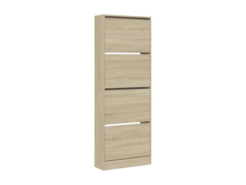 Delimoa oak shoe cabinet 60x21x163.5 engineered wood 30188DLFK