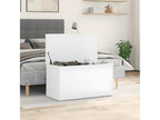 Storage chest, white, 84x42x46 cm, engineered wood, 40785ZPMN