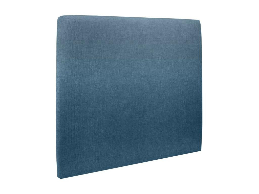 Upholstered Headboard, Blue Fabric, 200 cm Wide - 10 cm Thick, Padded, 76195XQWP