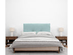 Delimoa Plain Corduroy Headboard with Buttons 95x115 with Bed Legs 80/90 - Green Delimoa 71021IXOI
