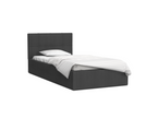 Delimoa 120x200 Storage Bed - Slatted Base Included Dark Grey 32185GMPE