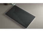Delimoa Plus anthracite shower tray with slate finish and colored drain - 210x70 cm 40307SBTR