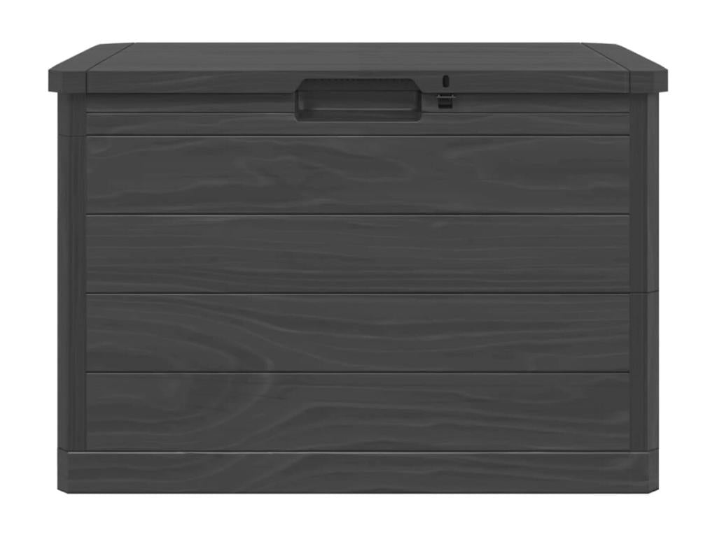 Anthracite outdoor cushion box 77.5x44.5x53 cm PP 73870EZPF