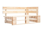6-piece pallet garden furniture set with cushions, impregnated pine wood, 35047AOVT