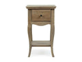 Mango wood bedside table with 1 drawer and 1 shelf - Delimoa 40299HTCH