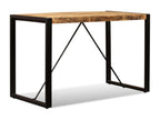 Dining table, raw mango wood, 120 cm, 84950XBQX