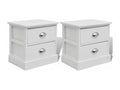 White bedside table 38x28x38 cm 1402097 65524ALLB