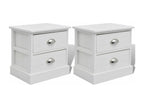 White bedside table 38x28x38 cm 1402097 65524ALLB