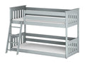 Delimoa BB002 Bunk Beds 80x180 cm Grey 92434LBZH