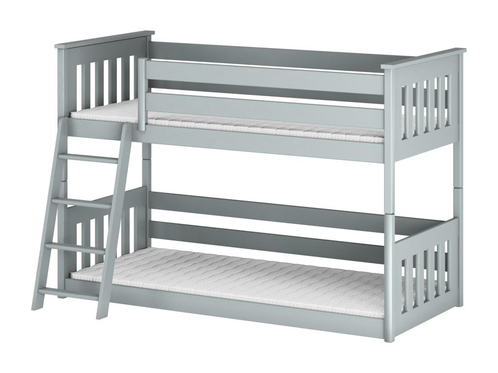 Delimoa BB002 Bunk Beds 80x180 cm Grey 92434LBZH