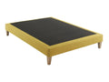 Aurore Yellow Upholstered Decorative Bed Base - Artanzy 160x190 53420UKUB