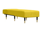 Artanzy - Yellow velvet chaise longue 76926KCOY