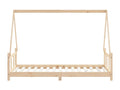 Children's bed frame 90x190 Solid pine wood 07802IDUV