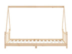Children's bed frame 90x190 Solid pine wood 07802IDUV