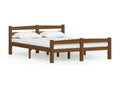Honey Brown Bed Frame, Solid Pine Wood, 120x200 cm, 26379RWFQ